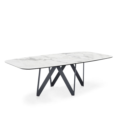 mesa cartesio ovalada 200 cm