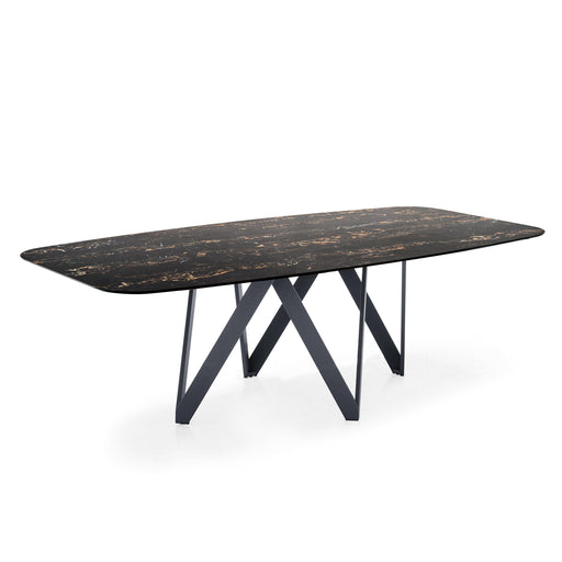 mesa cartesio ovalada 200 cm