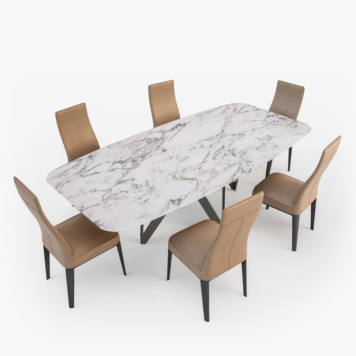 mesa extensible cartesio ovalada 165 cm