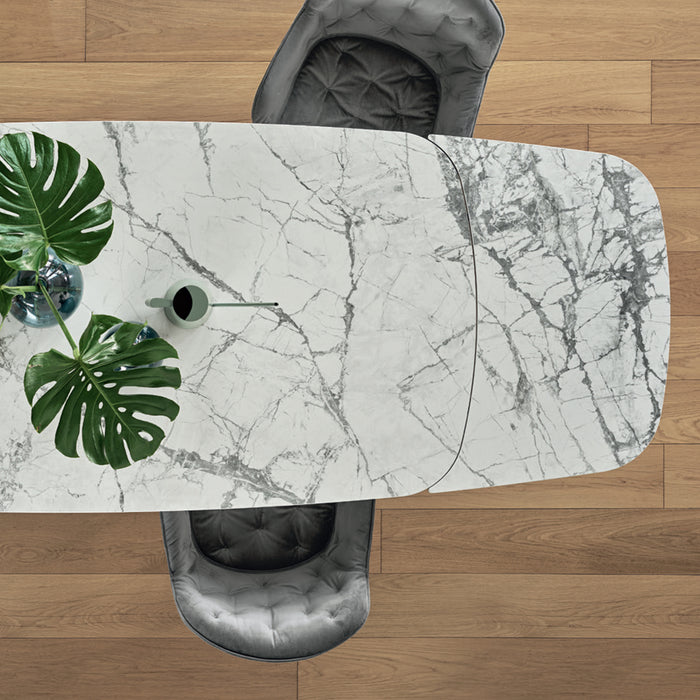 mesa extensible cartesio ovalada 165 cm