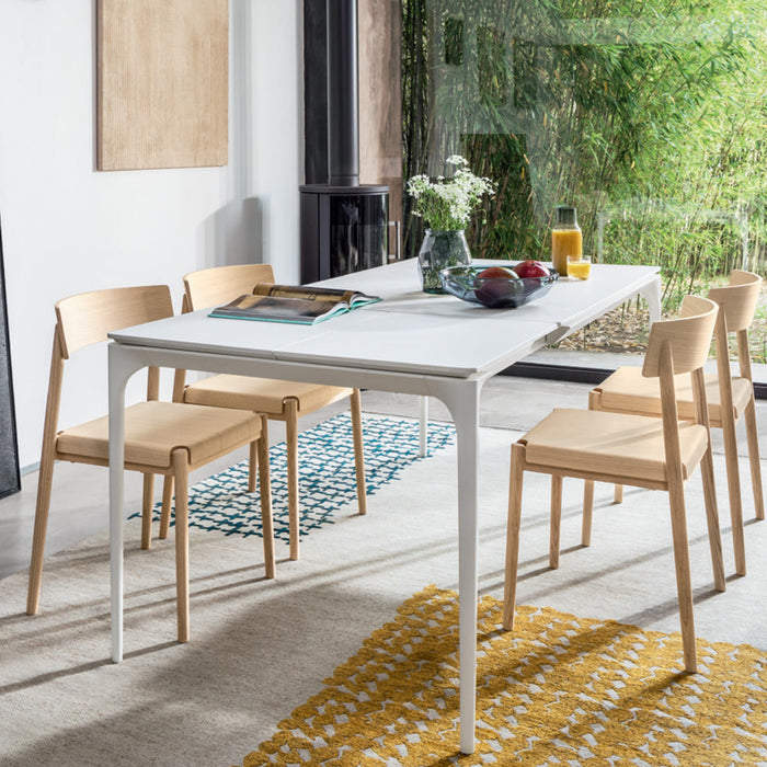 mesa silhouette extensible 130 cm