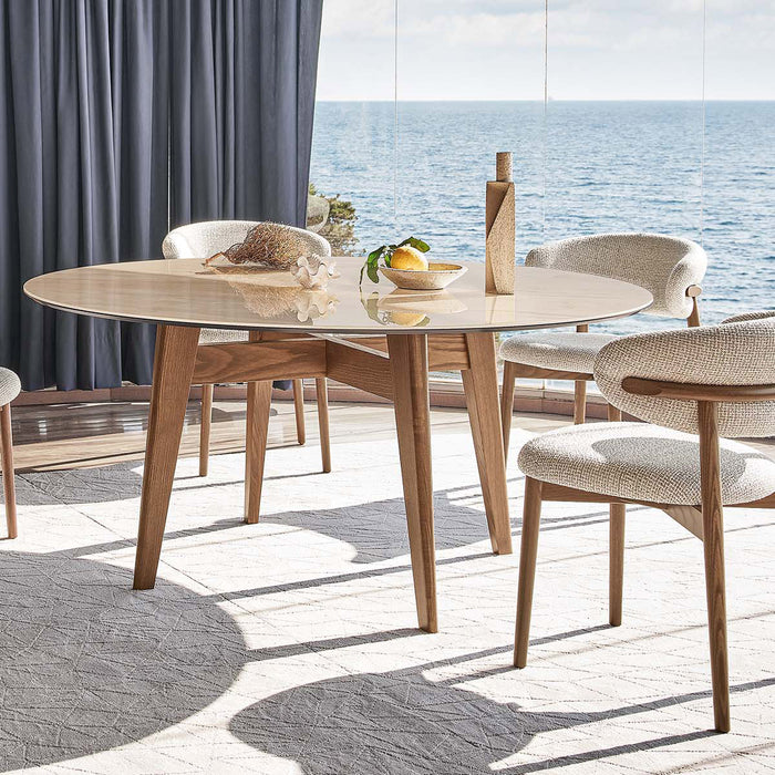 mesa redonda abrey 160 cm