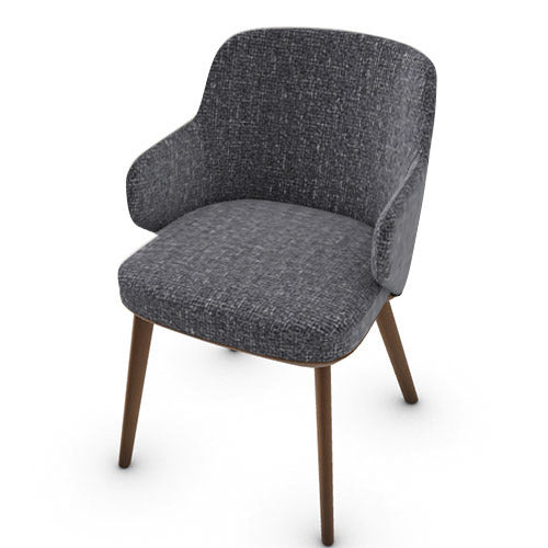 variant silla foyer de madera con brazos