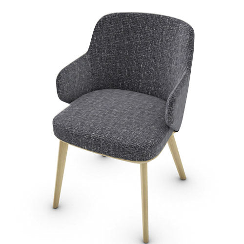 variant silla foyer de madera con brazos