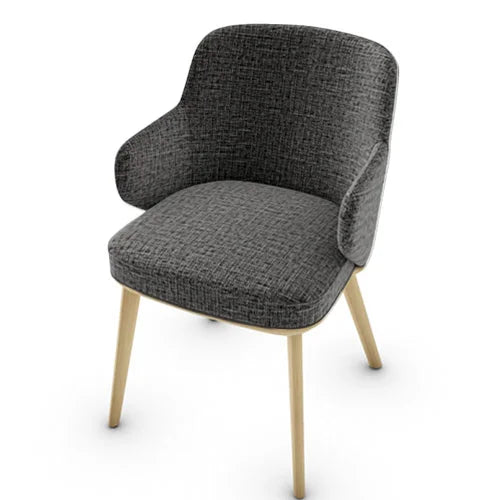 variant silla foyer de madera con brazos