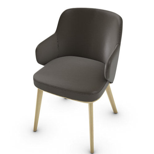 variant silla foyer de madera con brazos