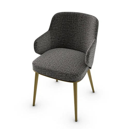 variant silla foyer de metal con brazos