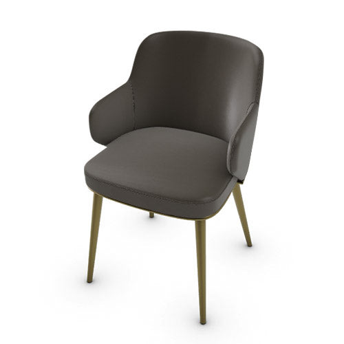 variant silla foyer de metal con brazos