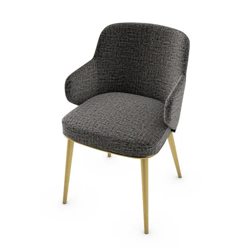 variant silla foyer de metal con brazos