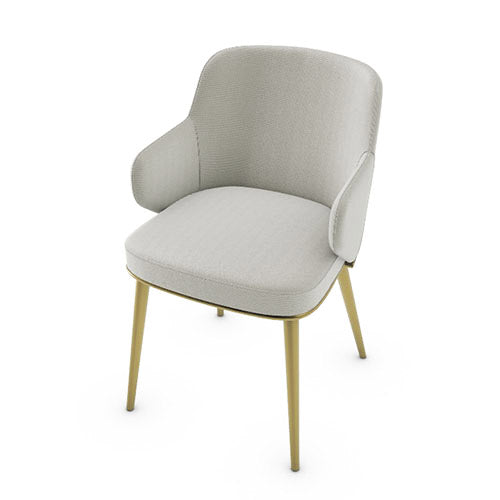 variant silla foyer de metal con brazos