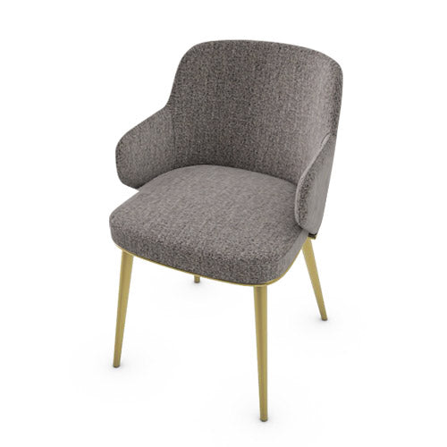 variant silla foyer de metal con brazos