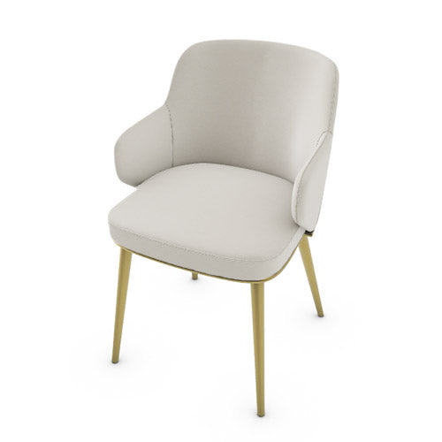 variant silla foyer de metal con brazos