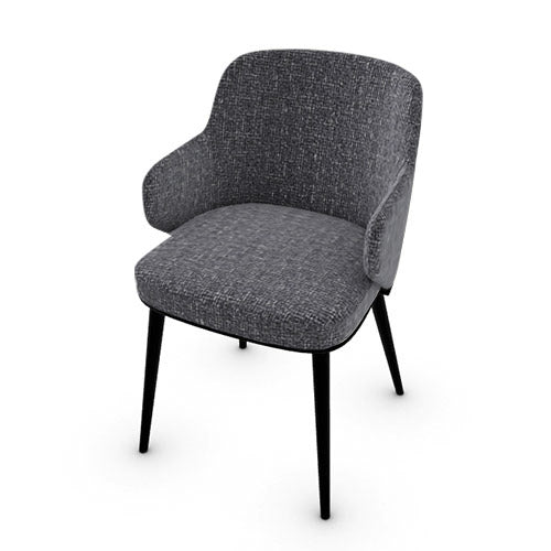 variant silla foyer de metal con brazos