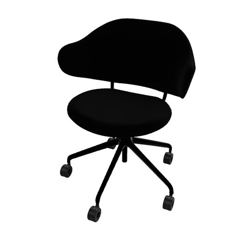 variant silla holly b/n con ruedas