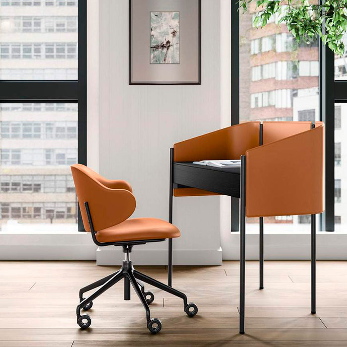 silla holly b/n con ruedas