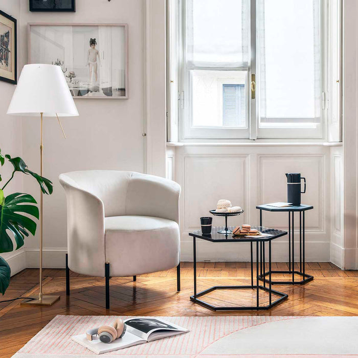 mesa de centro renee hexagonal p