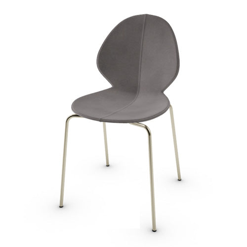 variant silla basil de cuero y metal