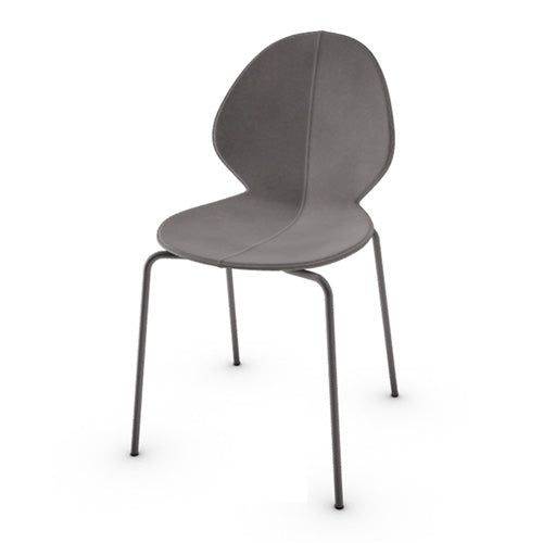 variant silla basil de cuero y metal