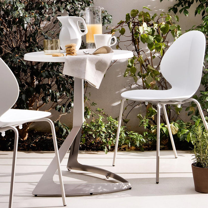 silla basil base de metal